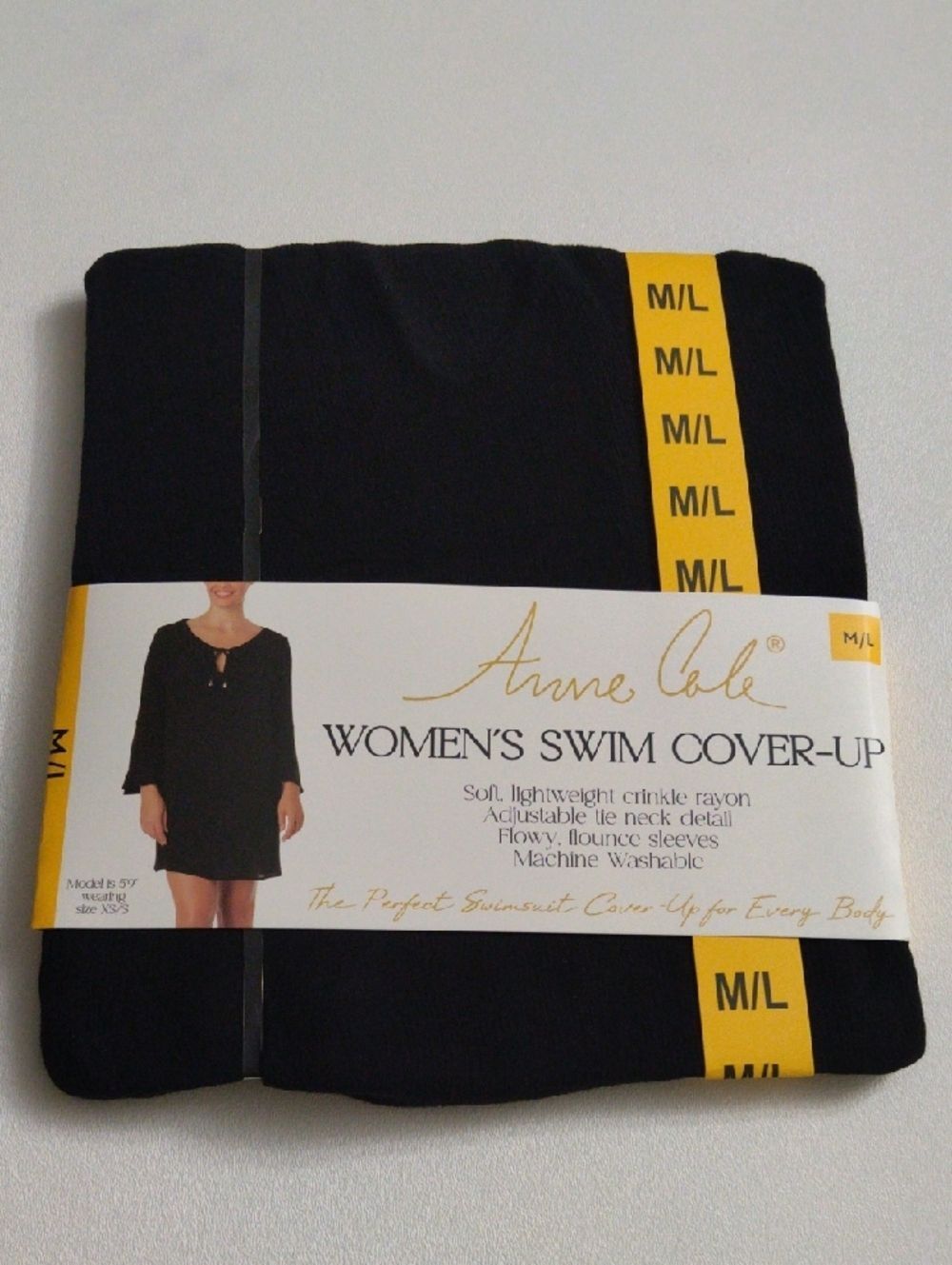 Anne Cole Black Women's Swim Cover-Up New Size M/L